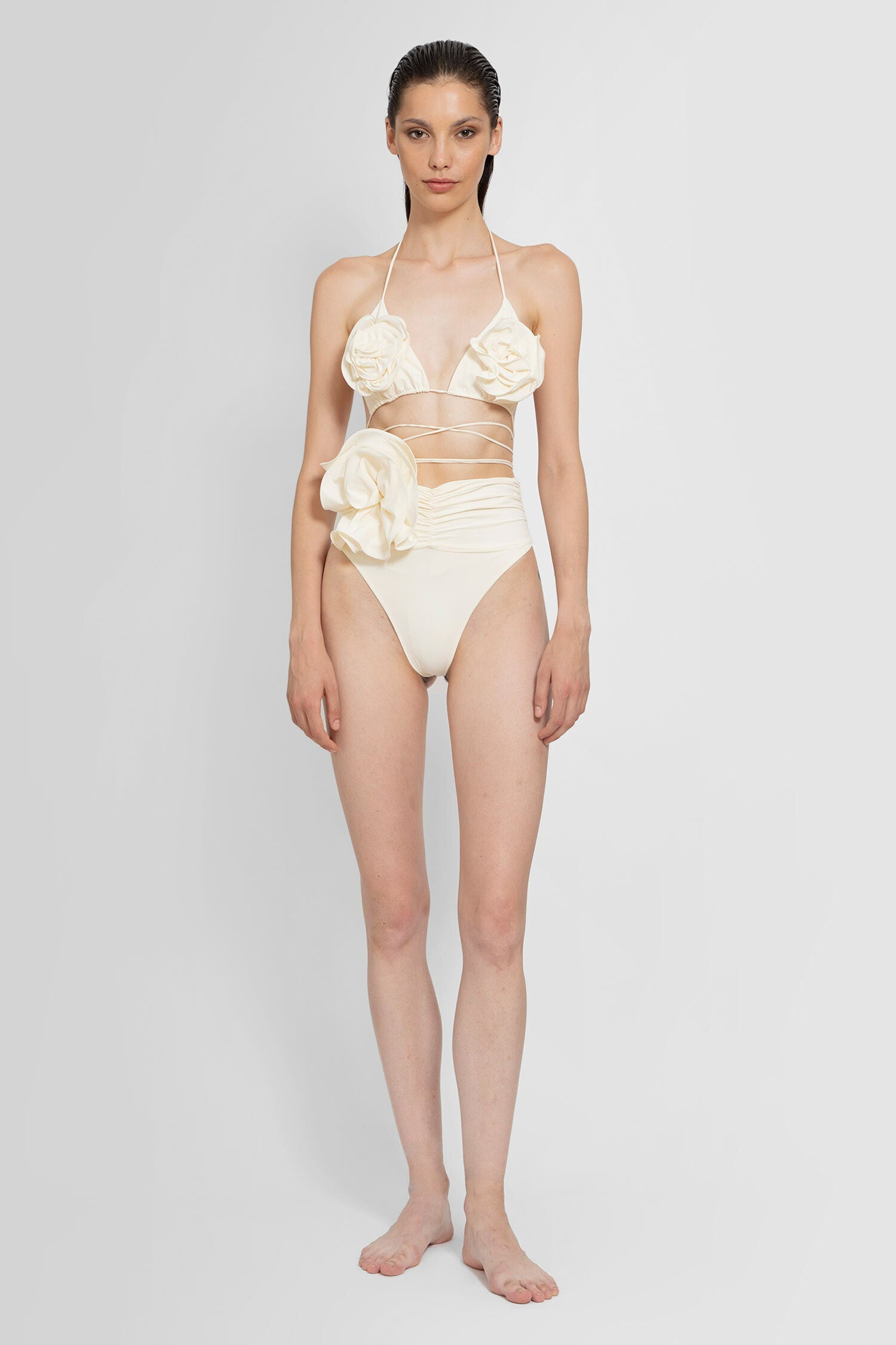 MAGDA BUTRYM WOMAN OFF-WHITE SWIMWEAR