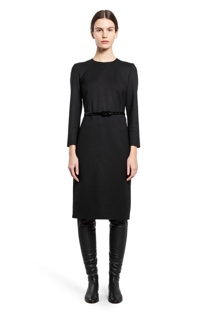 THE ROW WOMAN BLACK DRESSES