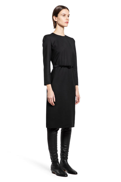 THE ROW WOMAN BLACK DRESSES