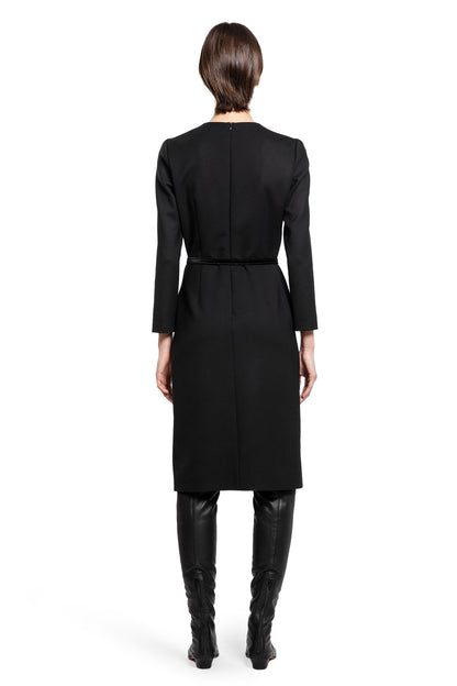 THE ROW WOMAN BLACK DRESSES