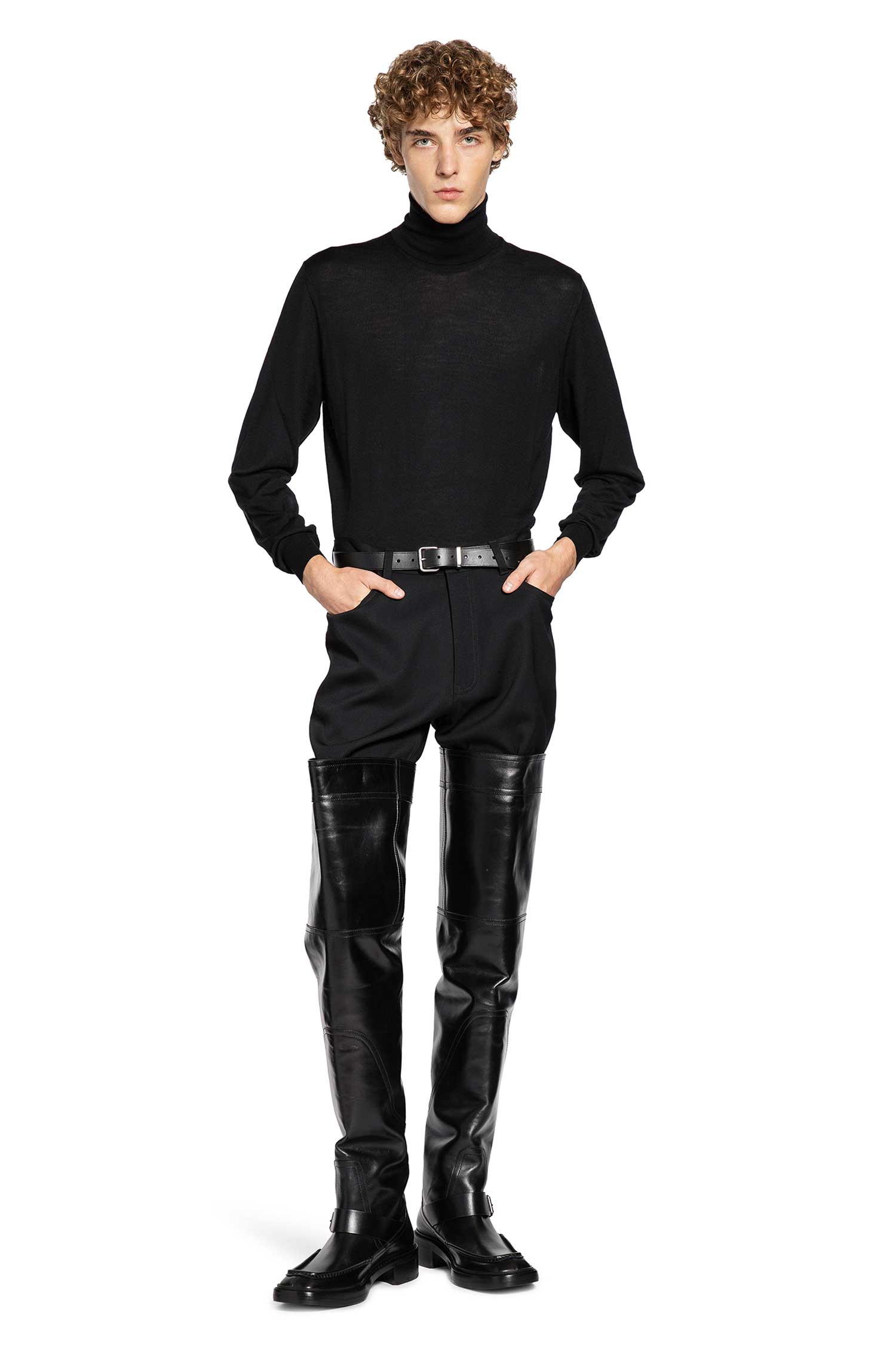 Turtleneck Knitwear In Cotton