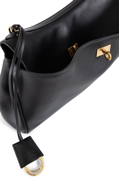 BALENCIAGA WOMAN BLACK SHOULDER BAGS