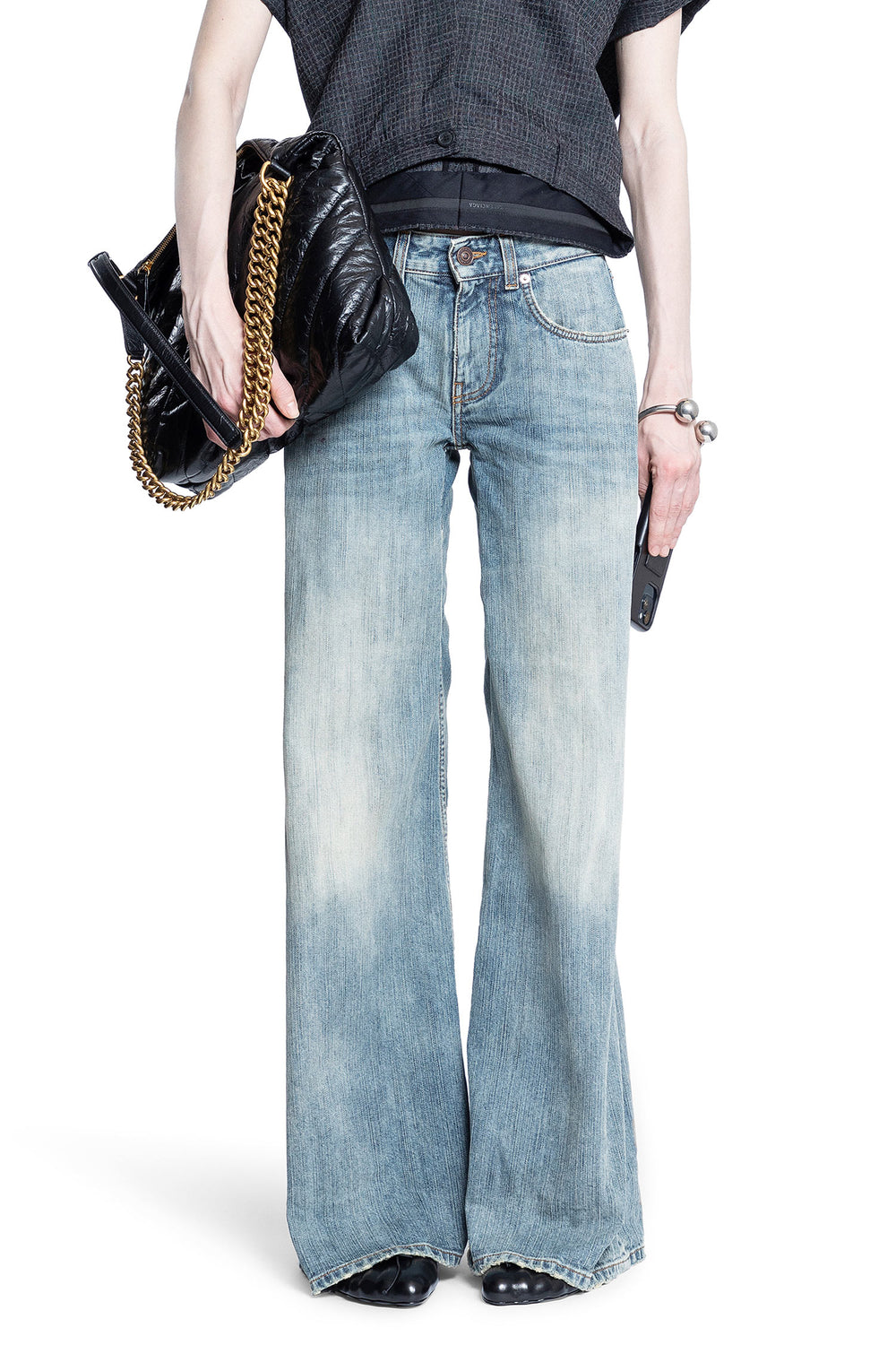 BALENCIAGA WOMAN BLUE JEANS