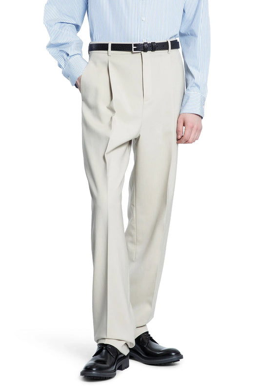 Pleated Wool Carrot Pants - Antonioli.eu