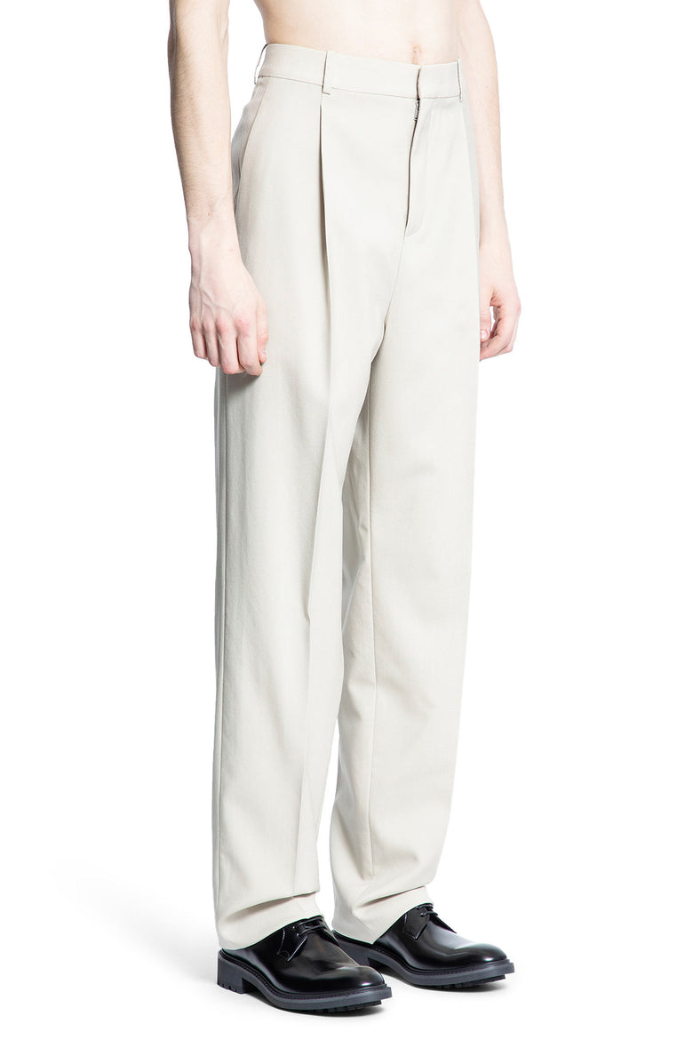 SAINT LAURENT MAN BEIGE TROUSERS