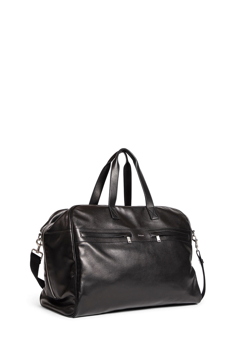 SAINT LAURENT MAN BLACK BACKPACKS & TRAVEL BAGS