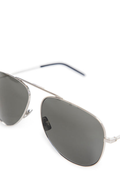 SAINT LAURENT WOMAN SILVER EYEWEAR