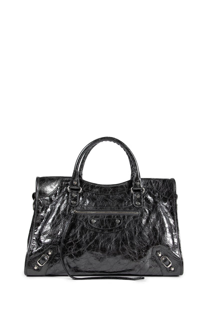 Le City Bag Medium in Metallised Arena Lambskin