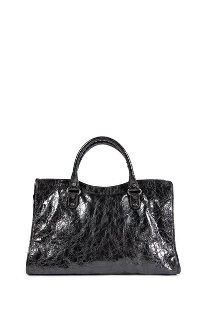 Le City Bag Medium in Metallised Arena Lambskin