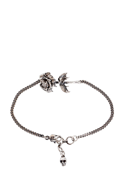 ALEXANDER MCQUEEN MAN SILVER JEWELLERY