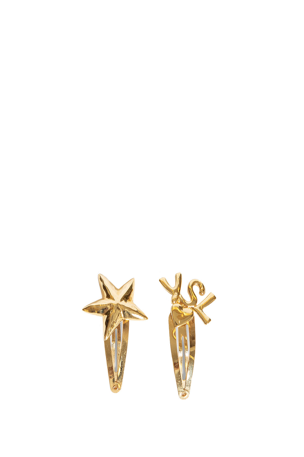 SAINT LAURENT WOMAN GOLD HAIR ACCESSORIES