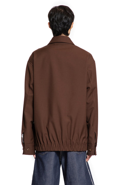 Logo Wool Twill Jacket
