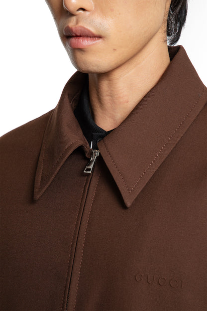 Logo Wool Twill Jacket