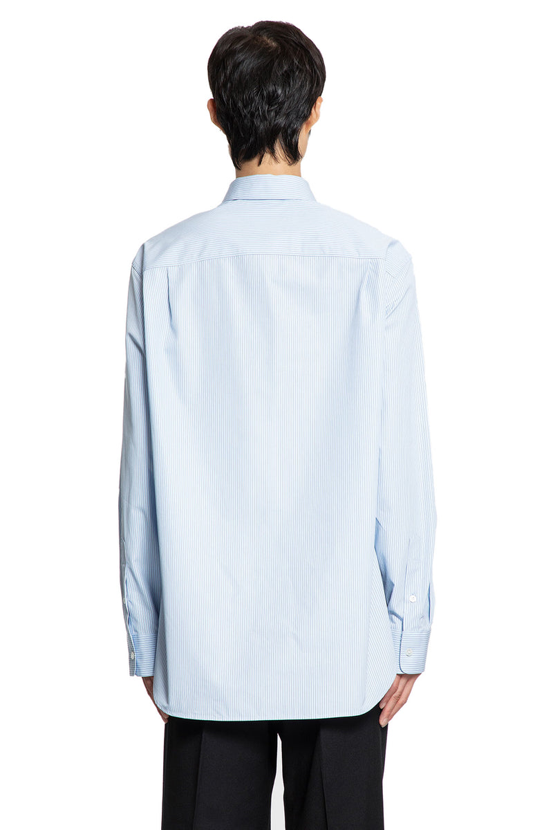 Floral and Pinstripe Shirt - Antonioli.eu