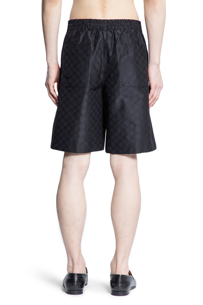 GUCCI MAN BLACK SHORTS & SKIRTS