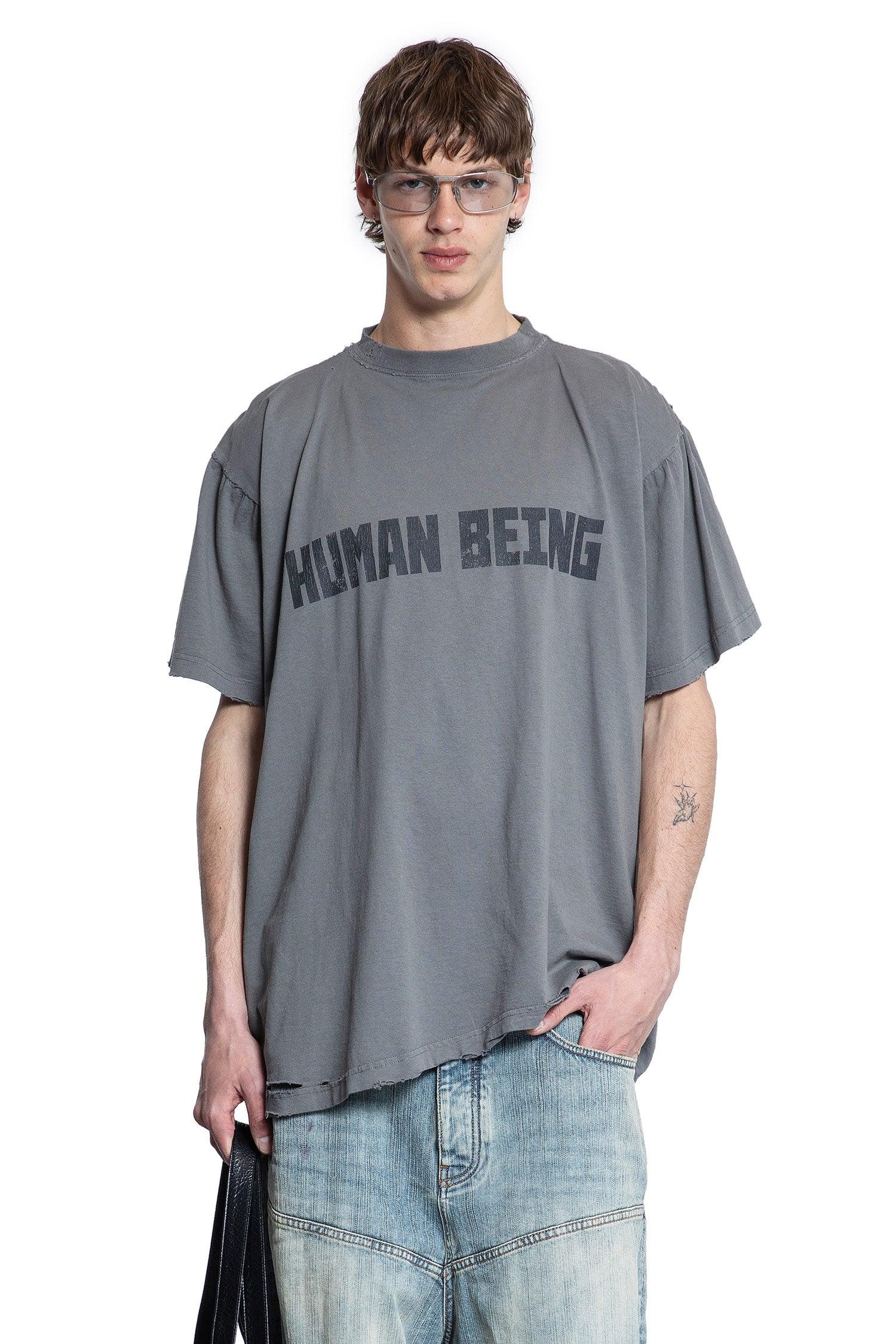 Tシャツ・カットソー BALENCIAGA SS25 SHIFTED T-SHIRT (824285TSVV1 1441) Balenciaga Shifted T-shirt 824285.TSVV1-1441 DARK GREY | IlDuomo