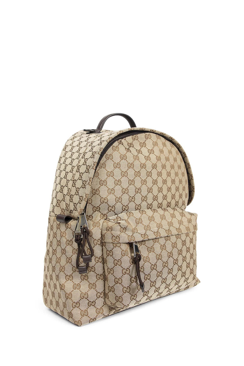 GUCCI MAN BEIGE BACKPACKS & TRAVEL BAGS