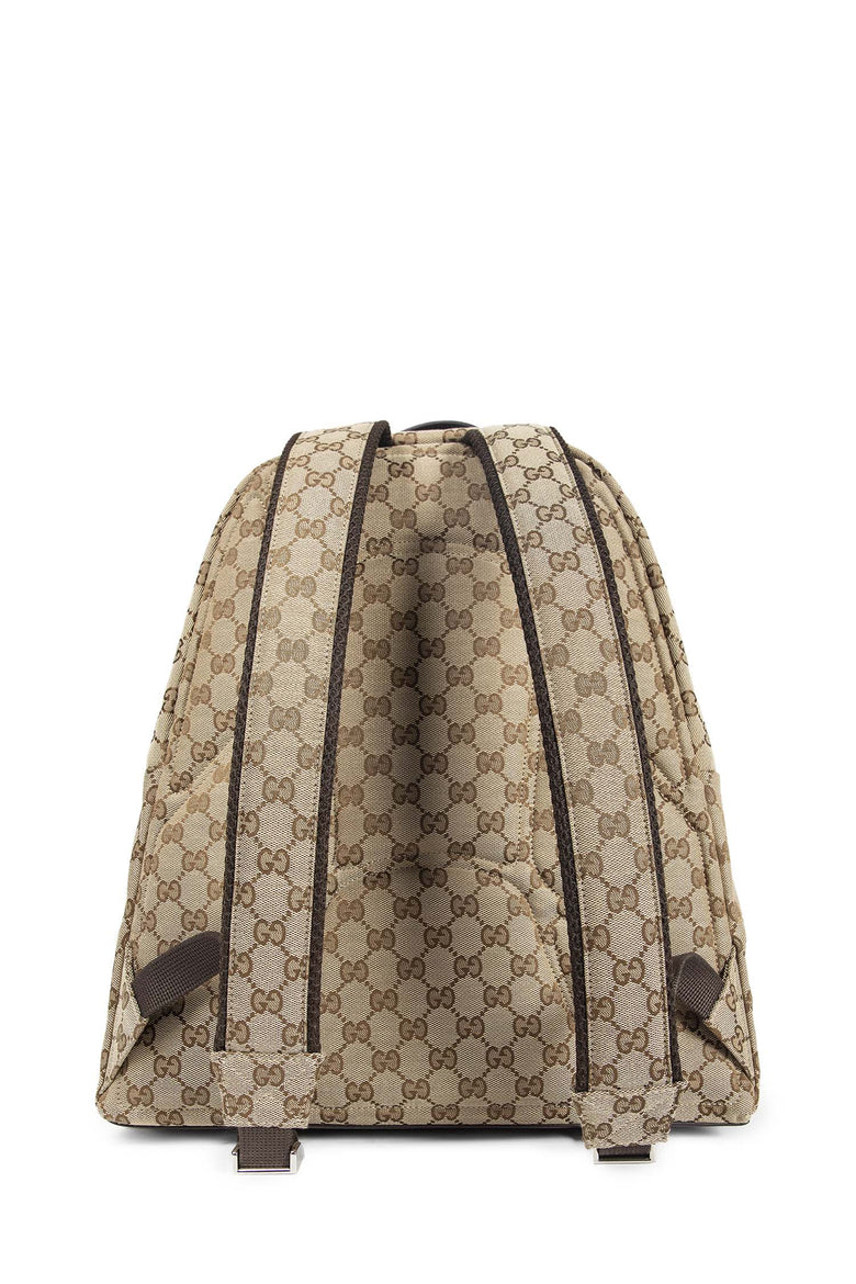 GUCCI MAN BEIGE BACKPACKS & TRAVEL BAGS