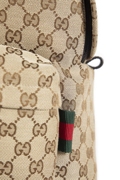 GUCCI MAN BEIGE BACKPACKS & TRAVEL BAGS