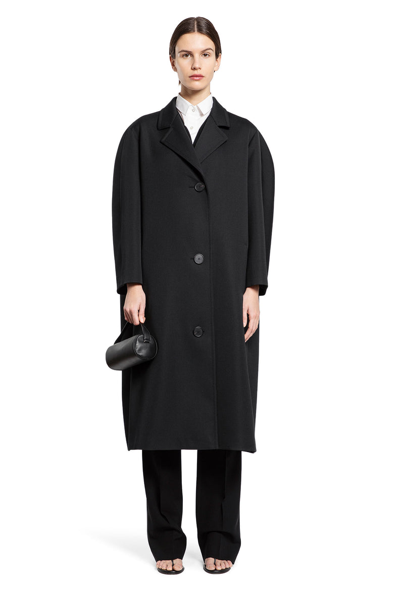 THE ROW WOMAN BLACK COATS