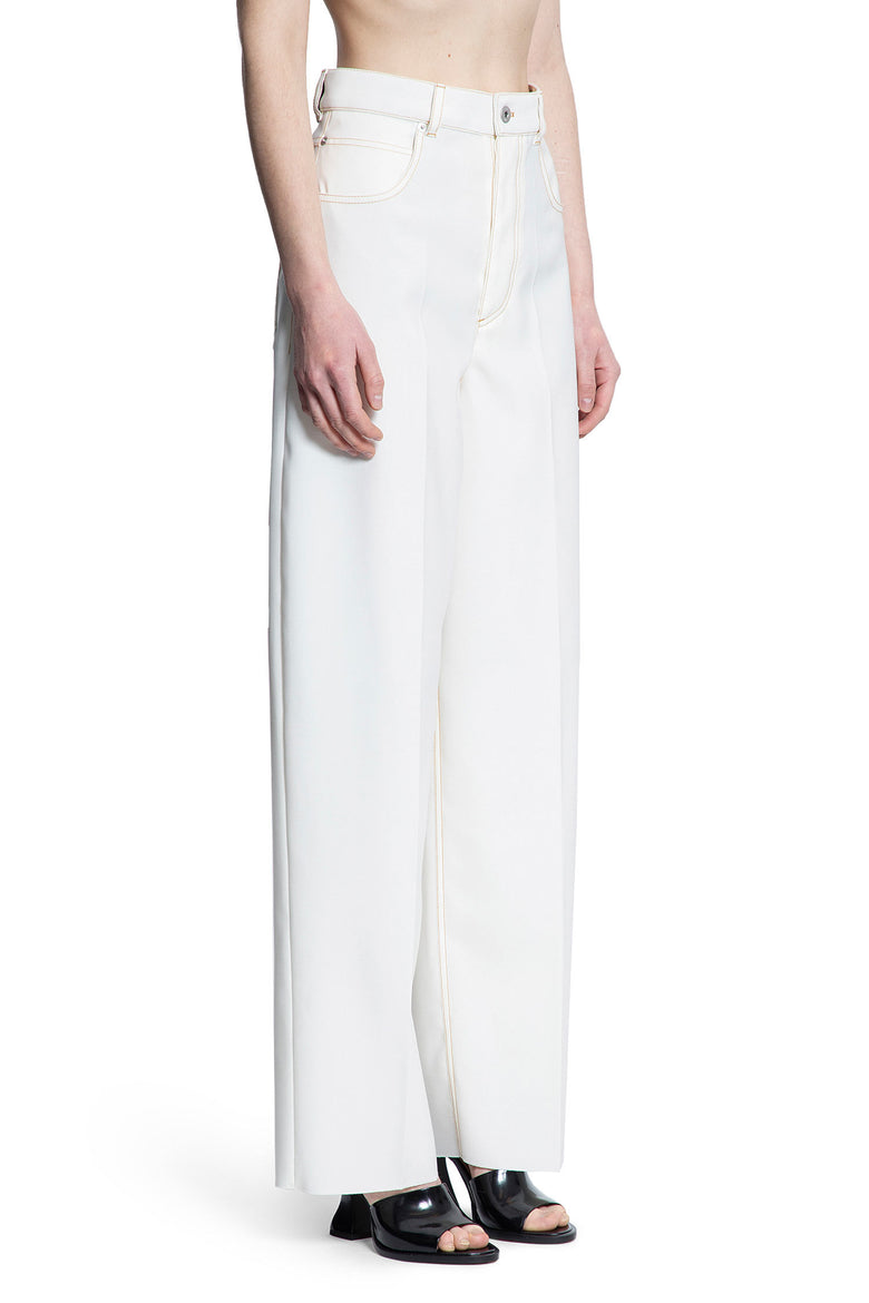 BOTTEGA VENETA WOMAN OFF-WHITE JEANS