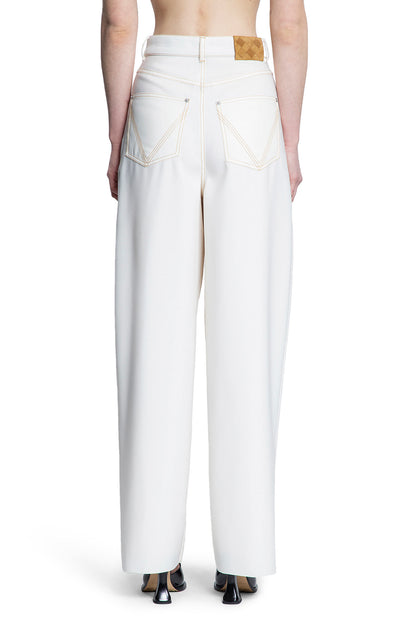 BOTTEGA VENETA WOMAN OFF-WHITE JEANS