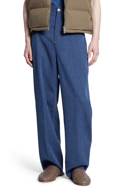 BOTTEGA VENETA MAN BLUE TROUSERS