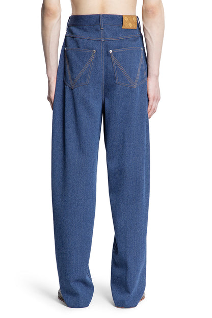 BOTTEGA VENETA MAN BLUE TROUSERS