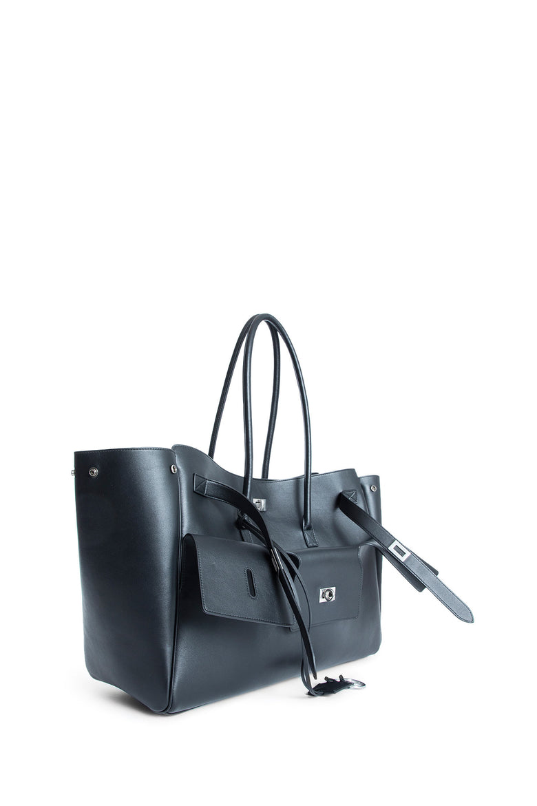 BALENCIAGA WOMAN BLACK TOTE BAGS