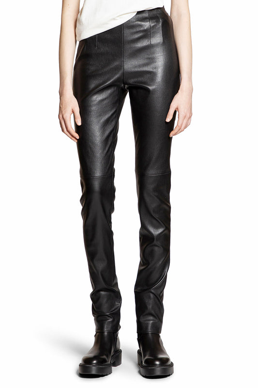 THE ROW WOMAN BLACK TROUSERS