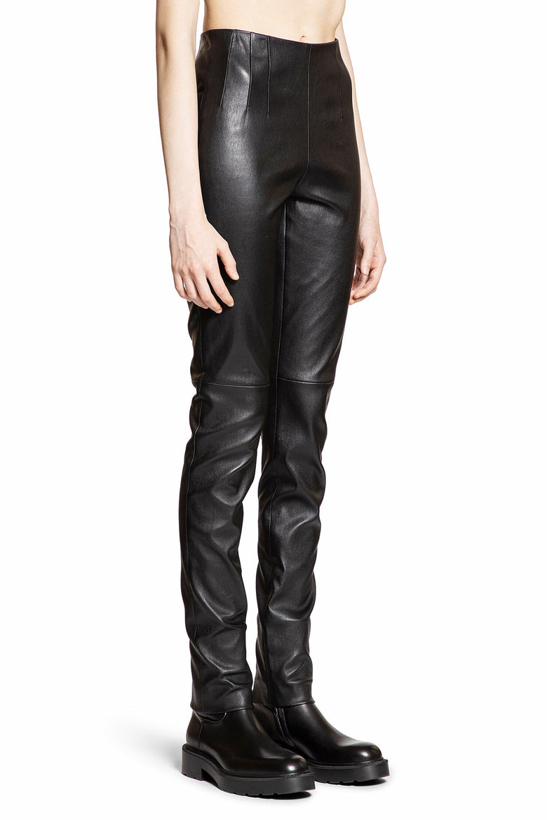 THE ROW WOMAN BLACK TROUSERS