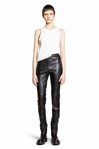 THE ROW WOMAN BLACK TROUSERS