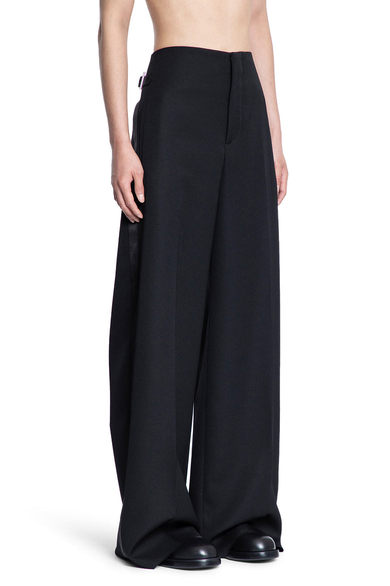 ALEXANDER MCQUEEN MAN BLACK TROUSERS - Antonioli.eu