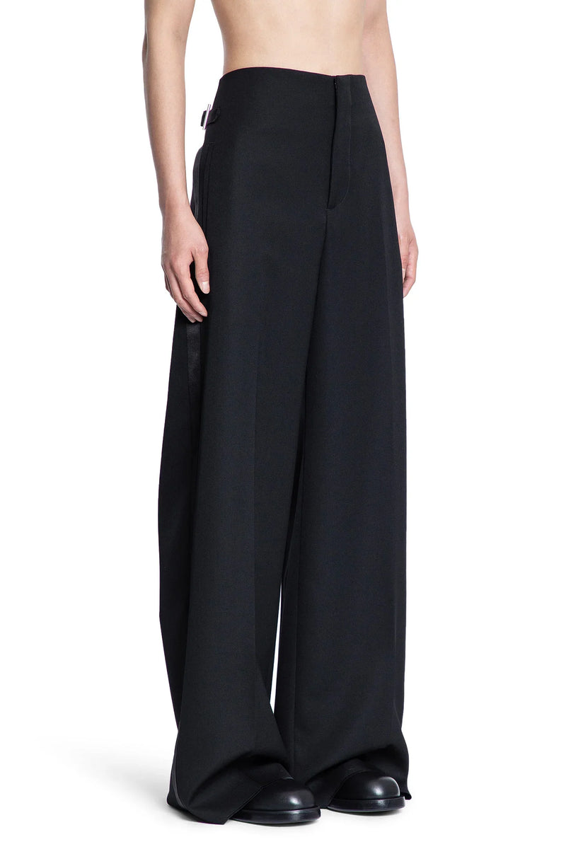 Wide Leg Tuxedo Trousers - Antonioli.eu