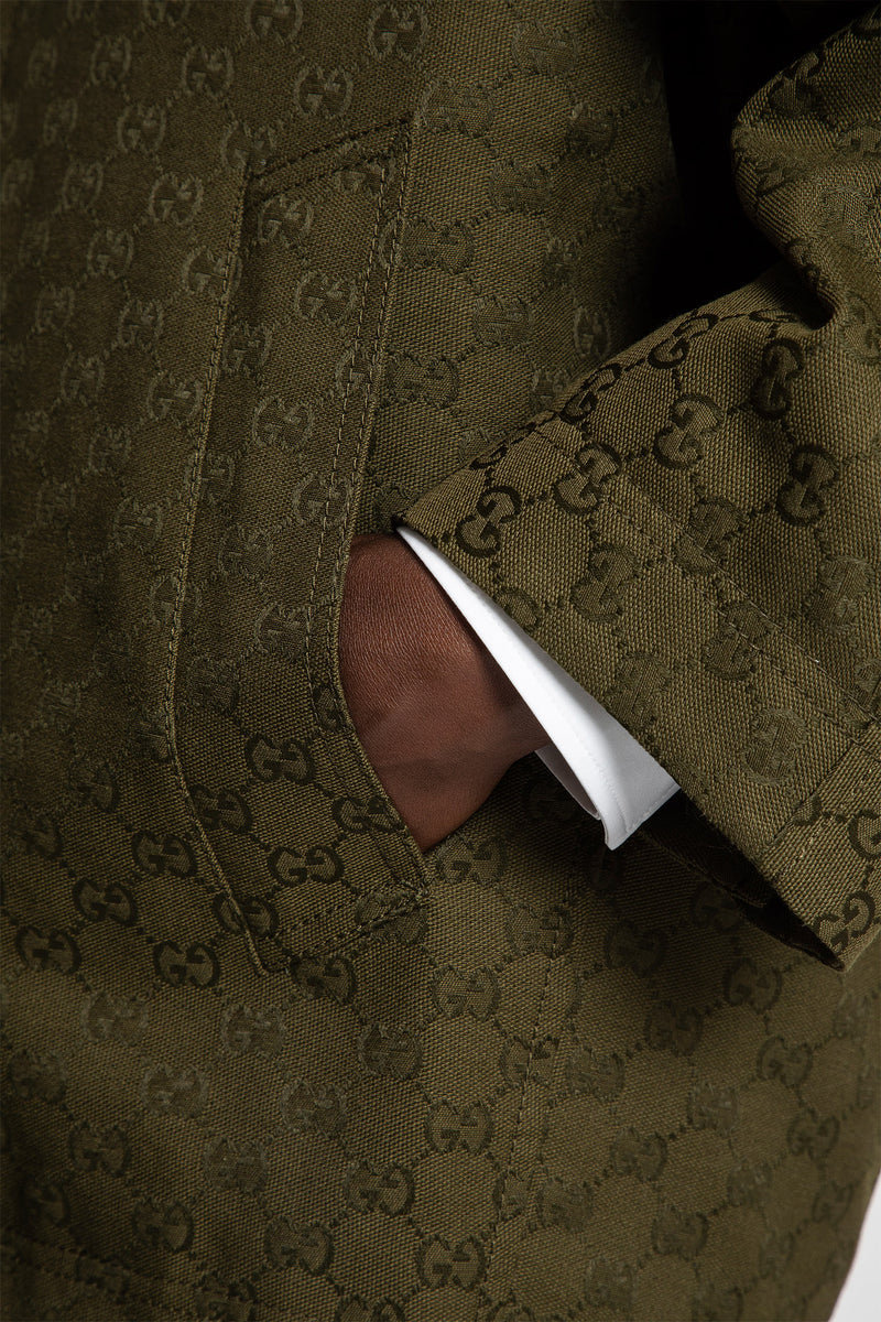 GG Canvas jacket - Antonioli.eu
