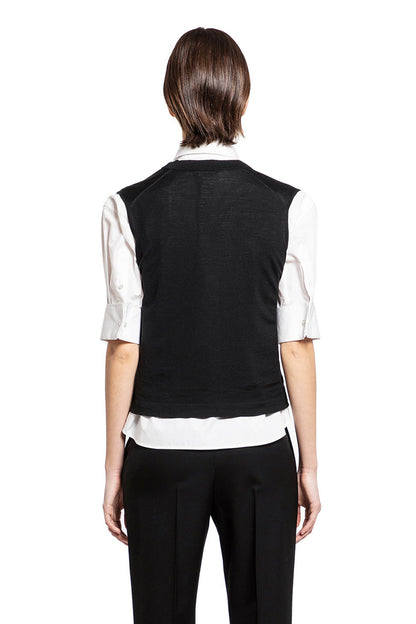 THE ROW WOMAN BLACK VESTS