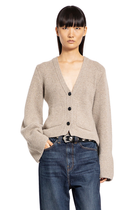 KHAITE WOMAN BEIGE KNITWEAR