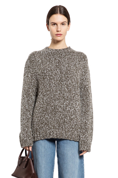 THE ROW WOMAN GREY KNITWEAR