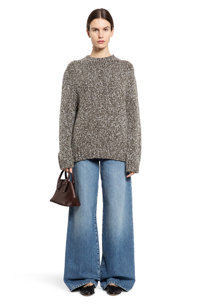 THE ROW WOMAN GREY KNITWEAR