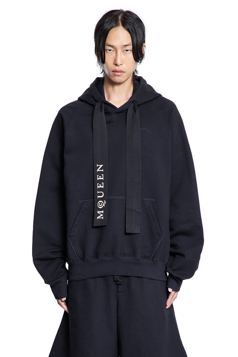 ALEXANDER MCQUEEN MAN BLACK SWEATSHIRTS - Antonioli.eu