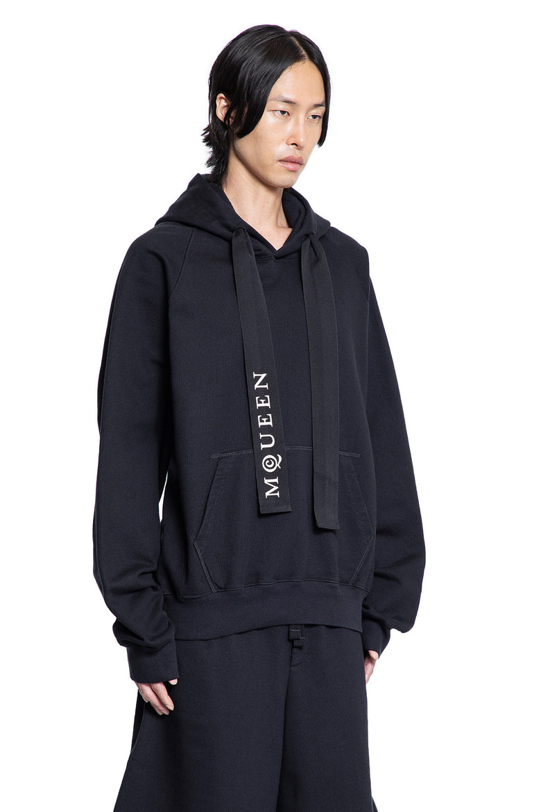 ALEXANDER MCQUEEN MAN BLACK SWEATSHIRTS - Antonioli.eu