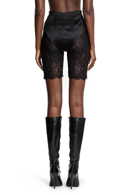 Biker Shorts in Lace and Satin