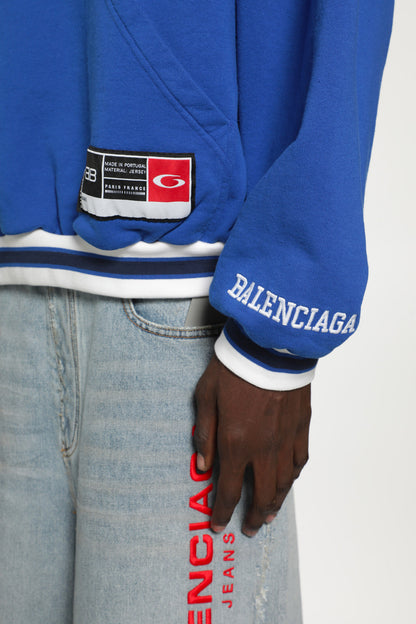 3B Football Polo Hoodie