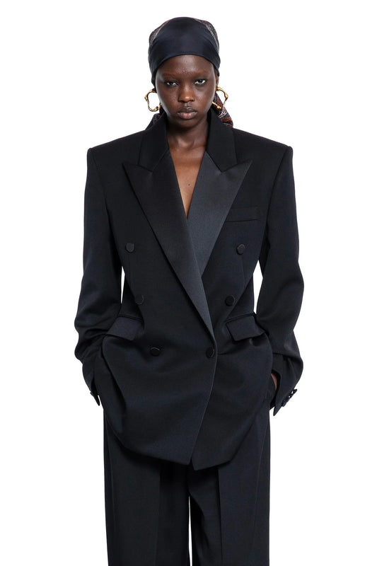 Tuxedo blazer in Grain de Poudre - Antonioli.eu