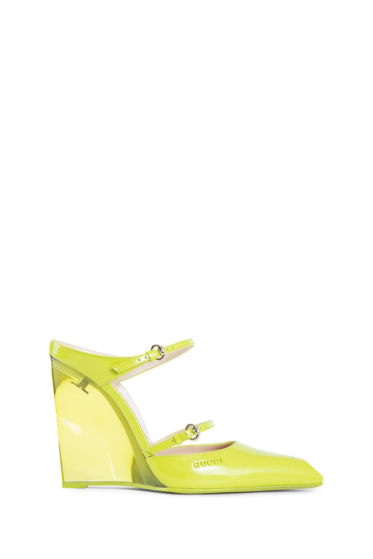 GUCCI WOMAN GREEN MULES