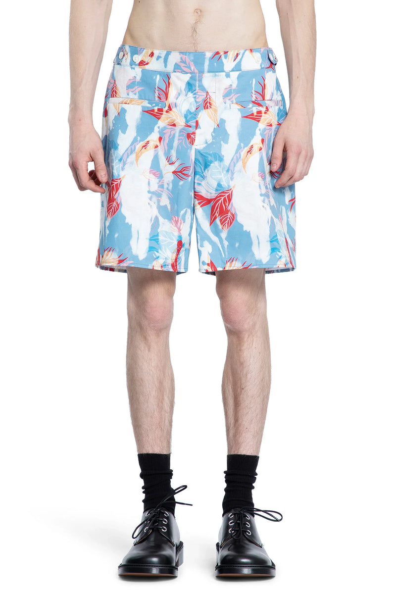ALEXANDER MCQUEEN MAN BLUE SHORTS & SKIRTS - Antonioli.eu