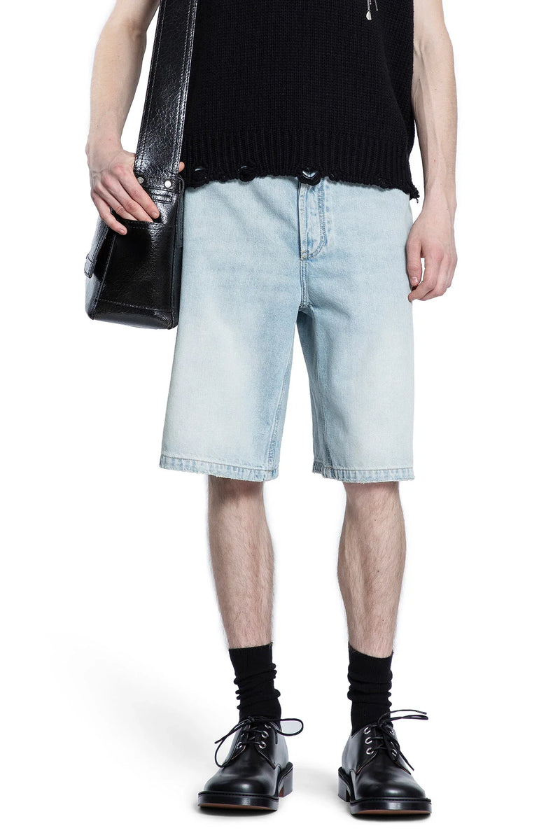 ALEXANDER MCQUEEN MAN BLUE SHORTS & SKIRTS - Antonioli.eu