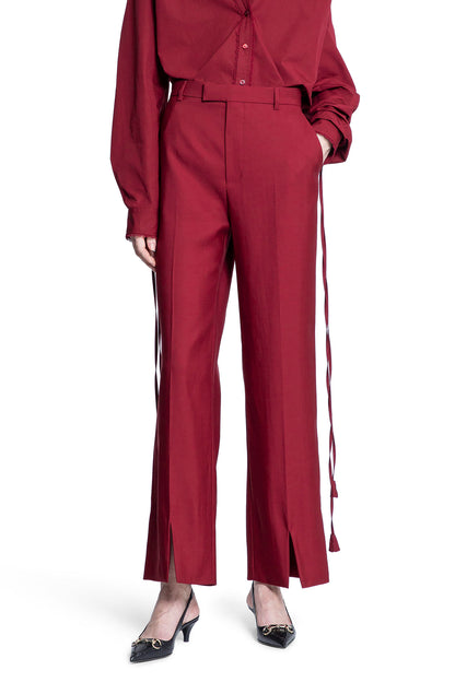 GUCCI WOMAN RED TROUSERS