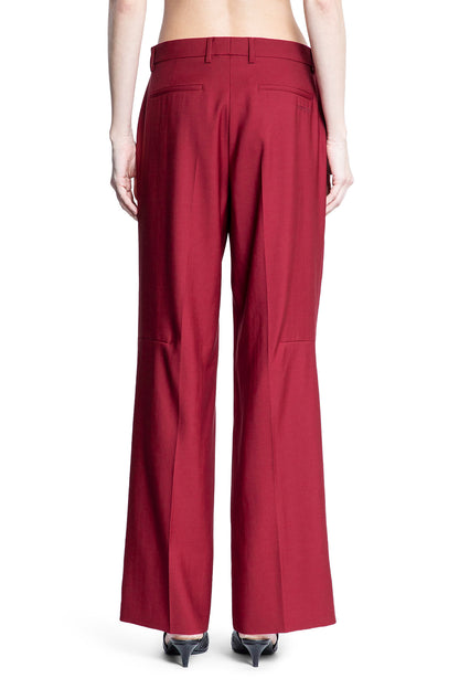 GUCCI WOMAN RED TROUSERS