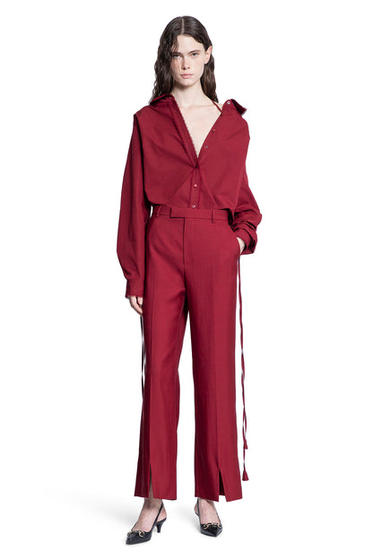 GUCCI WOMAN RED TROUSERS